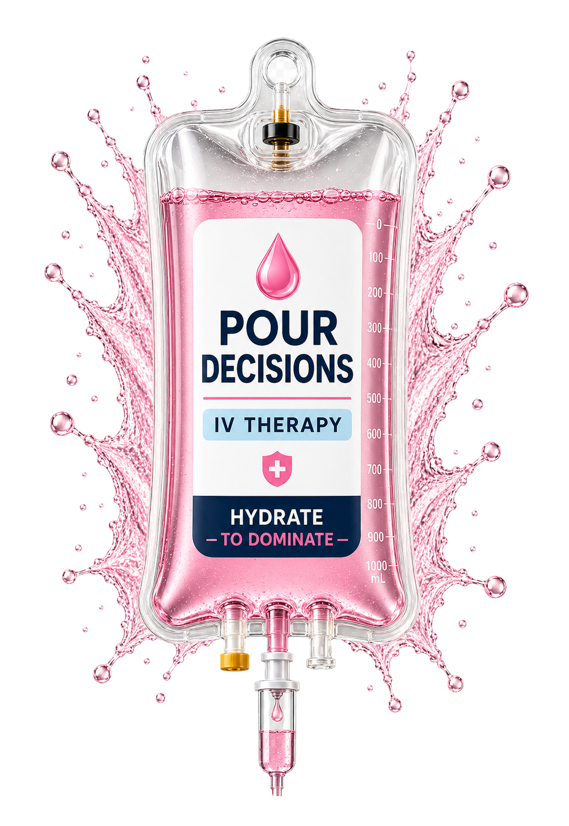 Pour Decisions IV therapy bag